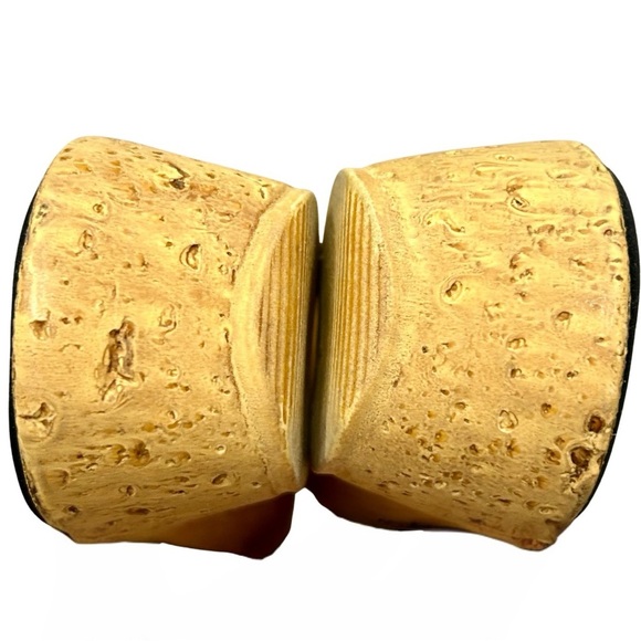 Onex Made in Italy Black & Metallic Slide Sandals – Size 7 - Picture 6 of 7